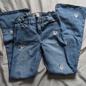 Girls Abercrombie High-Rise Flare Jeans